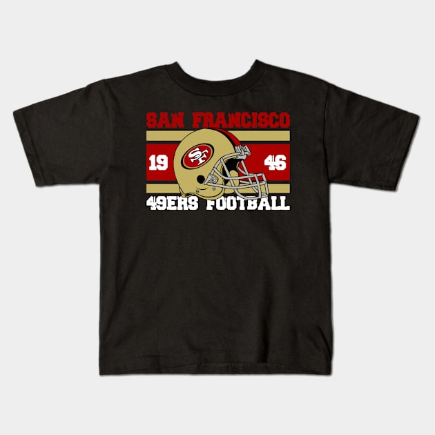 49ers football Kids T-Shirt by BandarTogel05